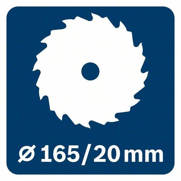 Bosch Professional GKS 18V-57-2 Akku-Handkreissäge Schnitttiefe max. (90°) 57 mm bürstenlos, ohne Akku 18 V
