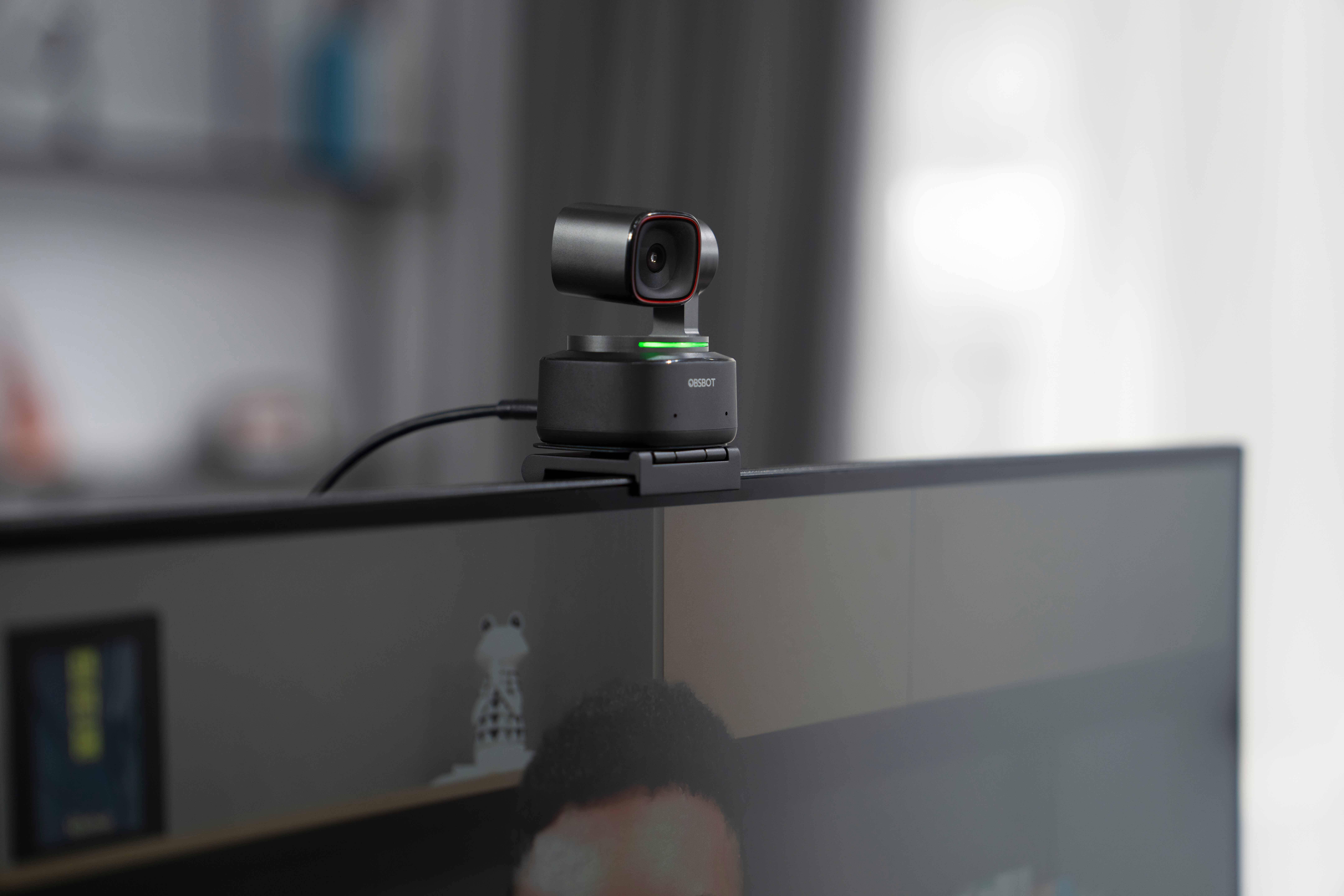 Obsbot Tiny 2 AI 4K-Webcam 3840 x 2160 Pixel mit Stimm und Gestensteuerung