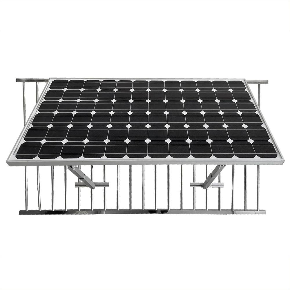 Solarmodul Halter für Balkongeländer Rahmenhöhe 30-35mm Neigungsverstellbar