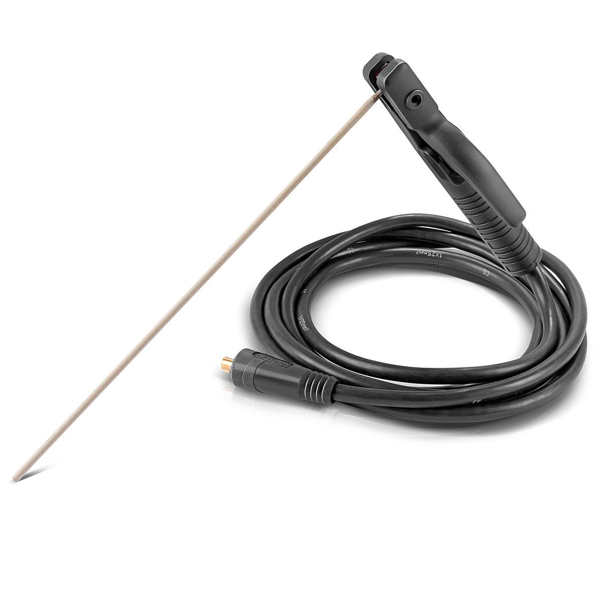 STAHLWERK MMA ARC Elektrodenhalter 200 A mit 5 m Schweißkabel 25 mm² 13 mm Dorn