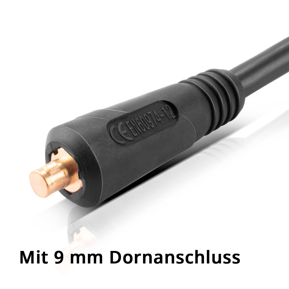 STAHLWERK MMA ARC Elektrodenhalter 200 A mit 3 m Schweißkabel 25 mm² 9 mm Dorn
