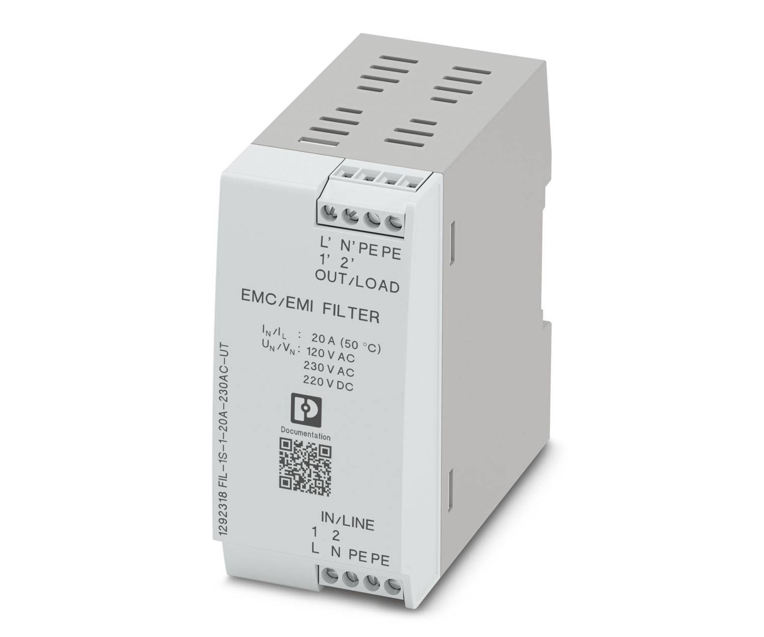 Phoenix Contact EMV-Filter FIL-1S-1-20A#1292318