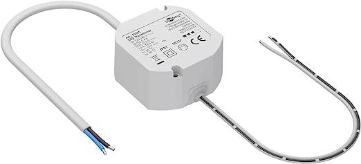 Goobay 59575 LED Trafo 230V auf 12V Gleichspannung (DC) / 12W LED Beleuchtung / IP67 Außen LED Treiber / Transformator