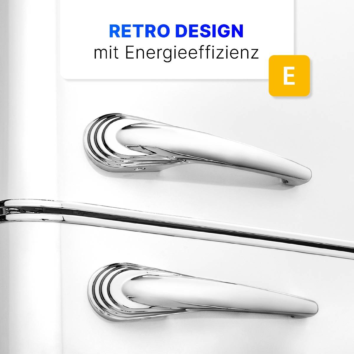 Bomann KGR 7328 Retro Kühl-/Gefrierkombination A++ weiß