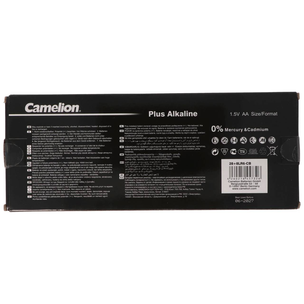 28+8 gratis, Sparpack Camelion Plus Alkaline Mignon Batterien, AA, LR6, 1,5V