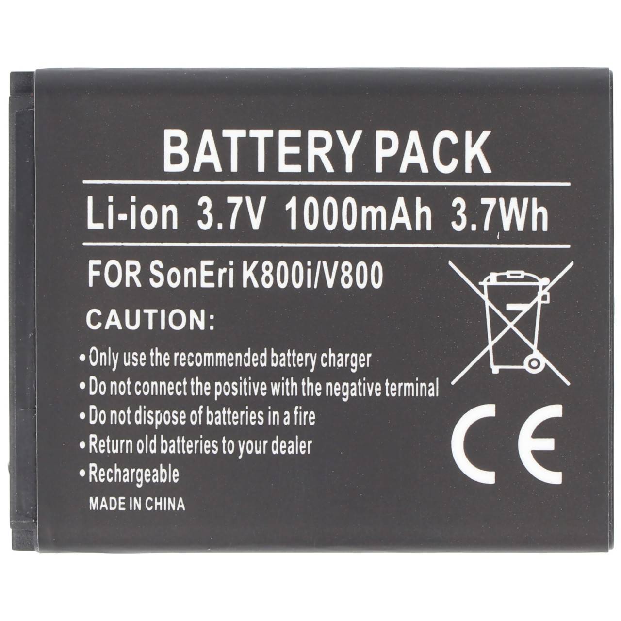 AccuCell Akku passend für Sony Ericsson W660i, 500mAh