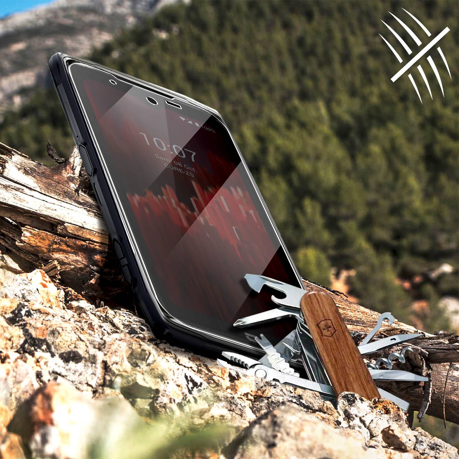 Ölabweisende Glas-Displayfolie für Crosscall Core Z5 Transparent