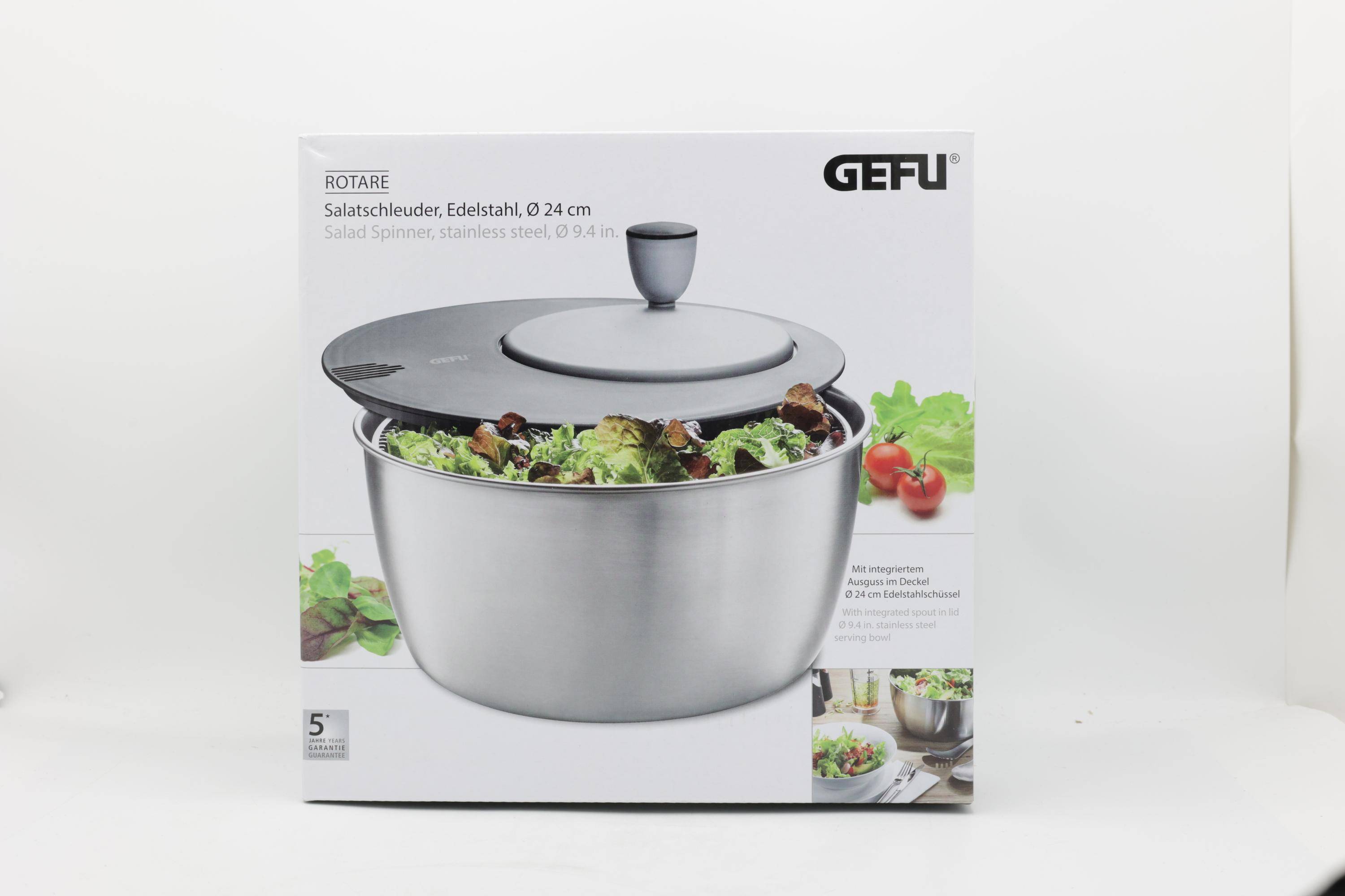 Salatschleuder ROTARE inox Home & Living Haushaltskleingeräte