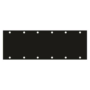 Middle Atlantic Products UCPB3, Blindplatte, Schwarz, Aluminium, 258,8 mm, 3 mm, 88,6 mm