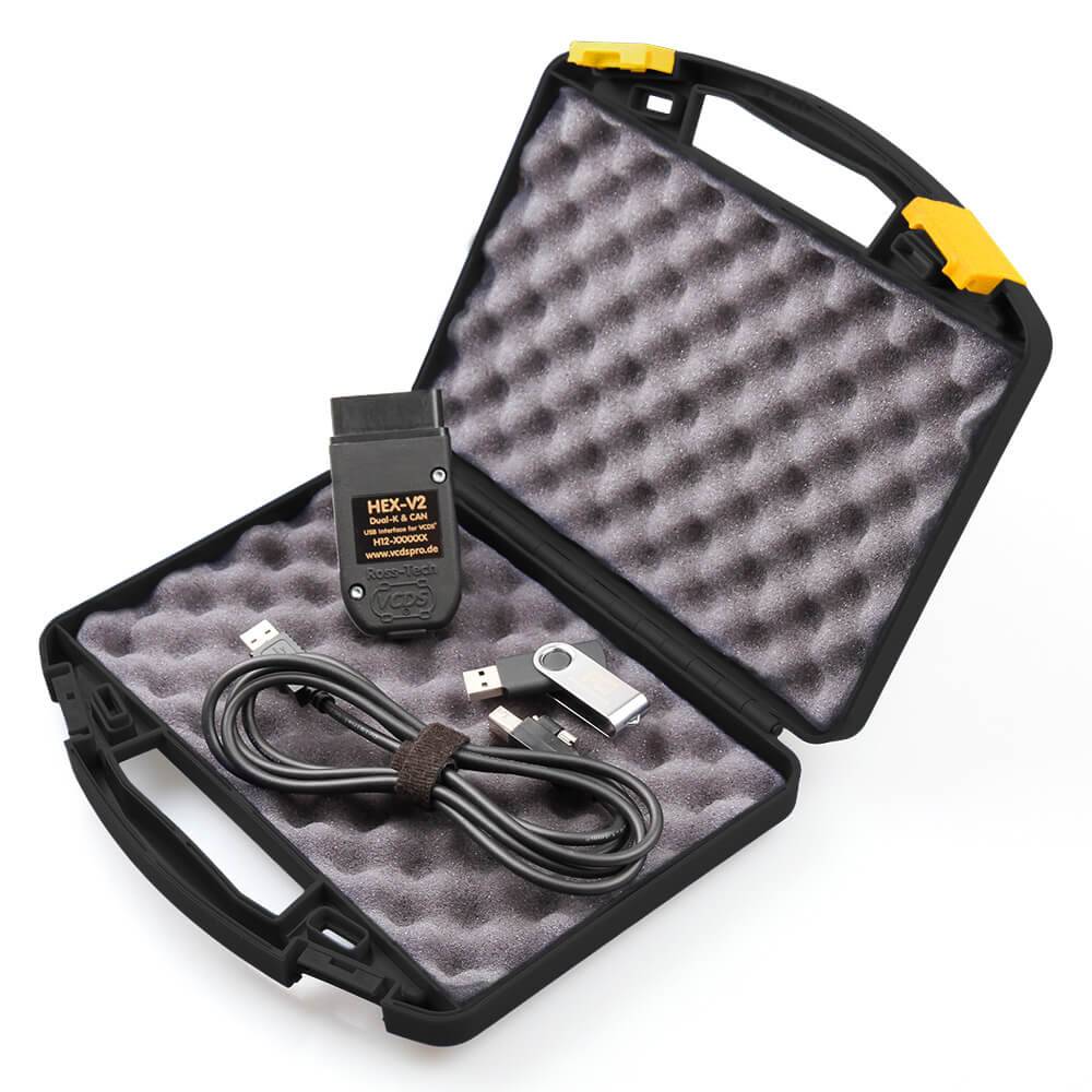 VCDS® VCDS HEX-V2® Basiskit Enthusiast 10 VIN (USB) Diagnosegerät für VW, Audi, Seat, Skoda, Cupra
