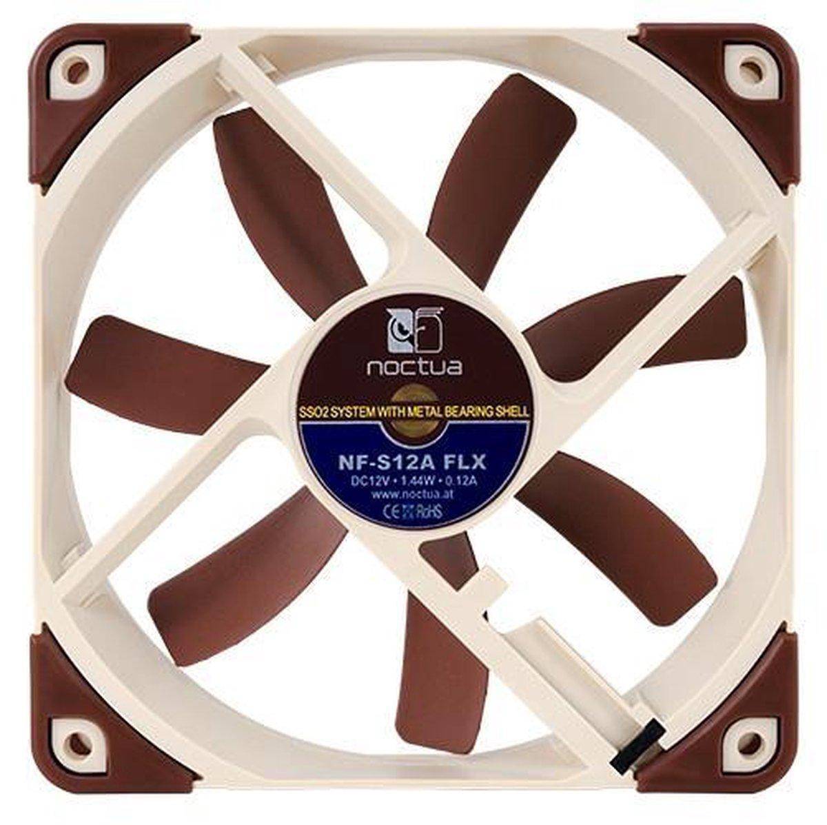 Noctua NF-S12A FLX - Gehäuselüfter - 120 mm