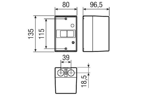 Motorschutzschalter MV 25-1 für Drehstrom, 25 A, dreiphasig von Maico - 0157.1659