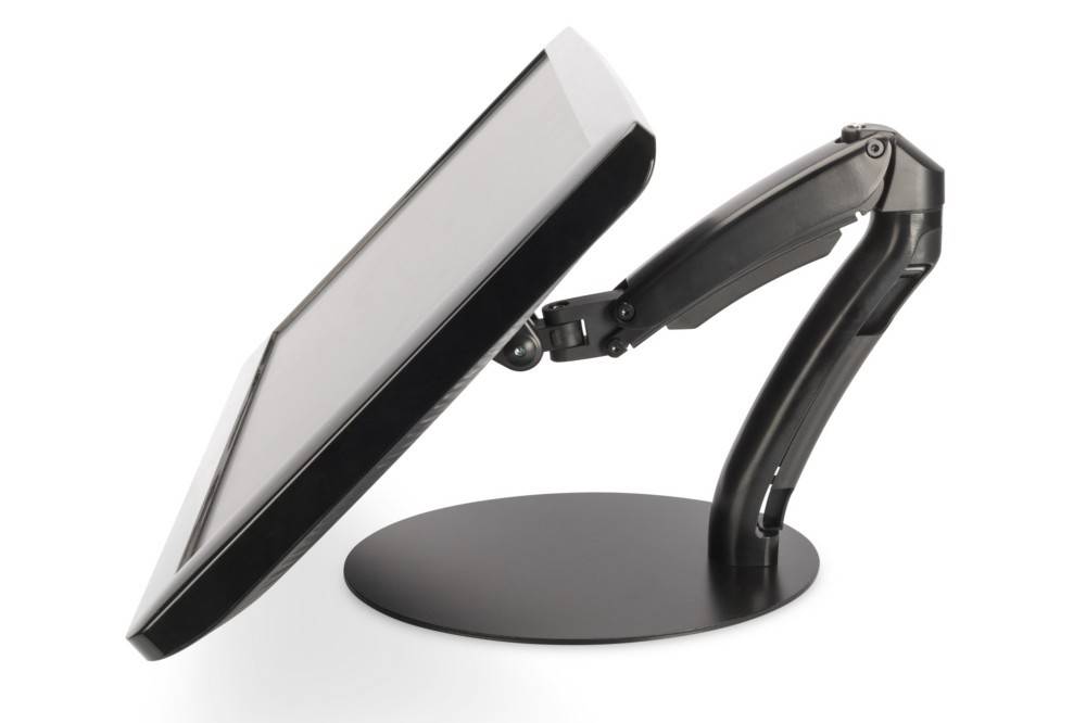 Digitus Monitor-Standfuß DA-90365 1 Display(s) 43,2cm (17") - 68,6cm (27") Schwarz Neigbar, Schwenkbar, Schwenkbar