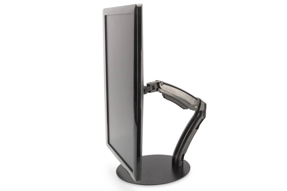 Digitus Monitor-Standfuß DA-90365 1 Display(s) 43,2cm (17") - 68,6cm (27") Schwarz Neigbar, Schwenkbar, Schwenkbar