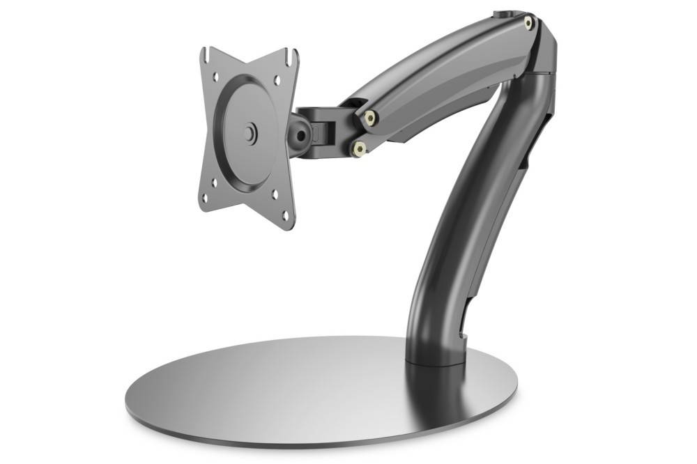 Digitus Monitor-Standfuß DA-90365 1 Display(s) 43,2cm (17") - 68,6cm (27") Schwarz Neigbar, Schwenkbar, Schwenkbar