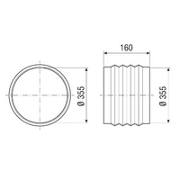 Maico Elastische Manschette STKI 45 Maico Elastische Manschette STKI 45