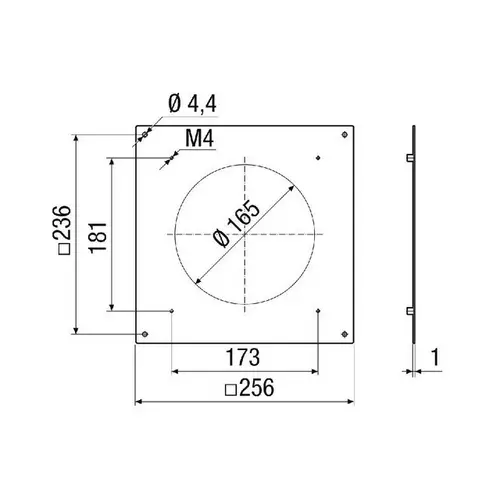Maico Befestigungsblech PPB 30 ARE BB Maico Befestigungsblech PPB 30 ARE BB