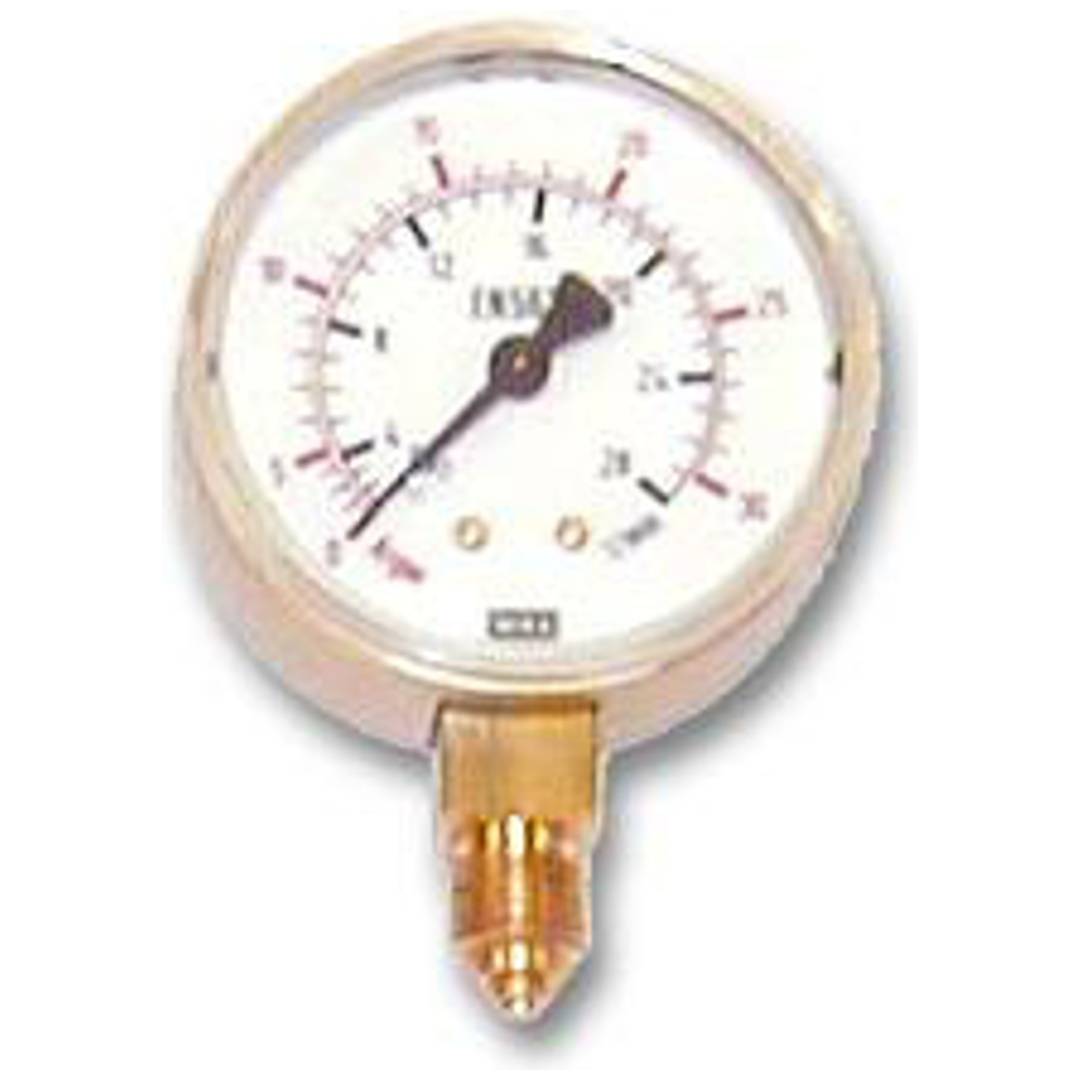Arbeitsdruckmanometer D.63mm Argon-CO2 f.Druckregler zu Stahlflasche 1St./SB