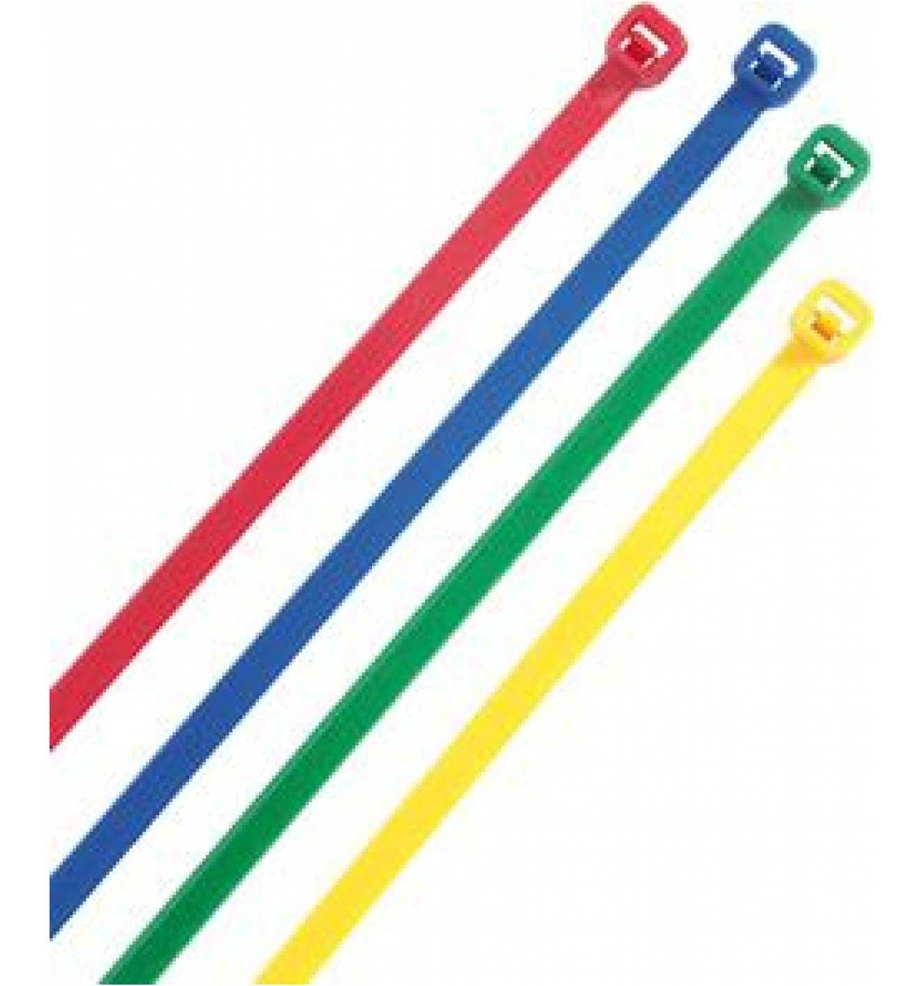 Heidemann Kabelbinder farbig sort. 150x3,6mm,100 Stk.