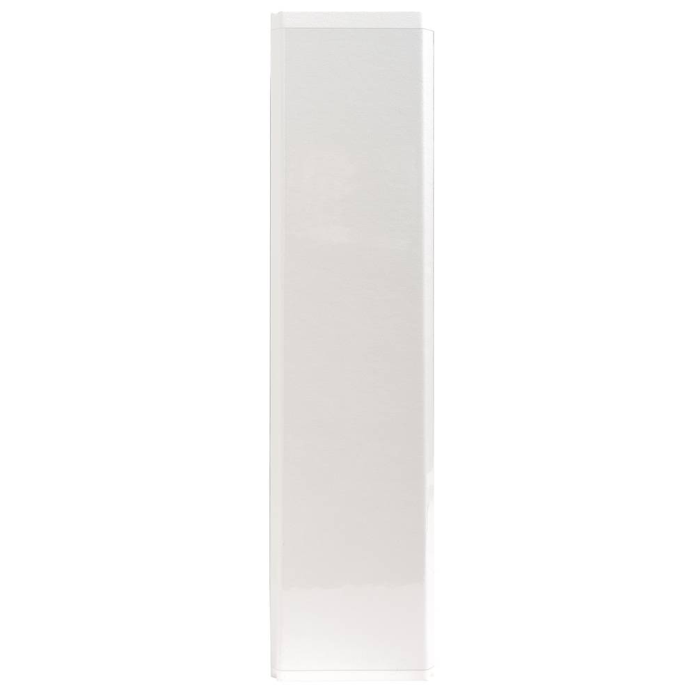 Exacompta 10x Ordner, Rücken 80mm, 2 Außenhüllen, A4, Kreacover, Weiß, 200802H
