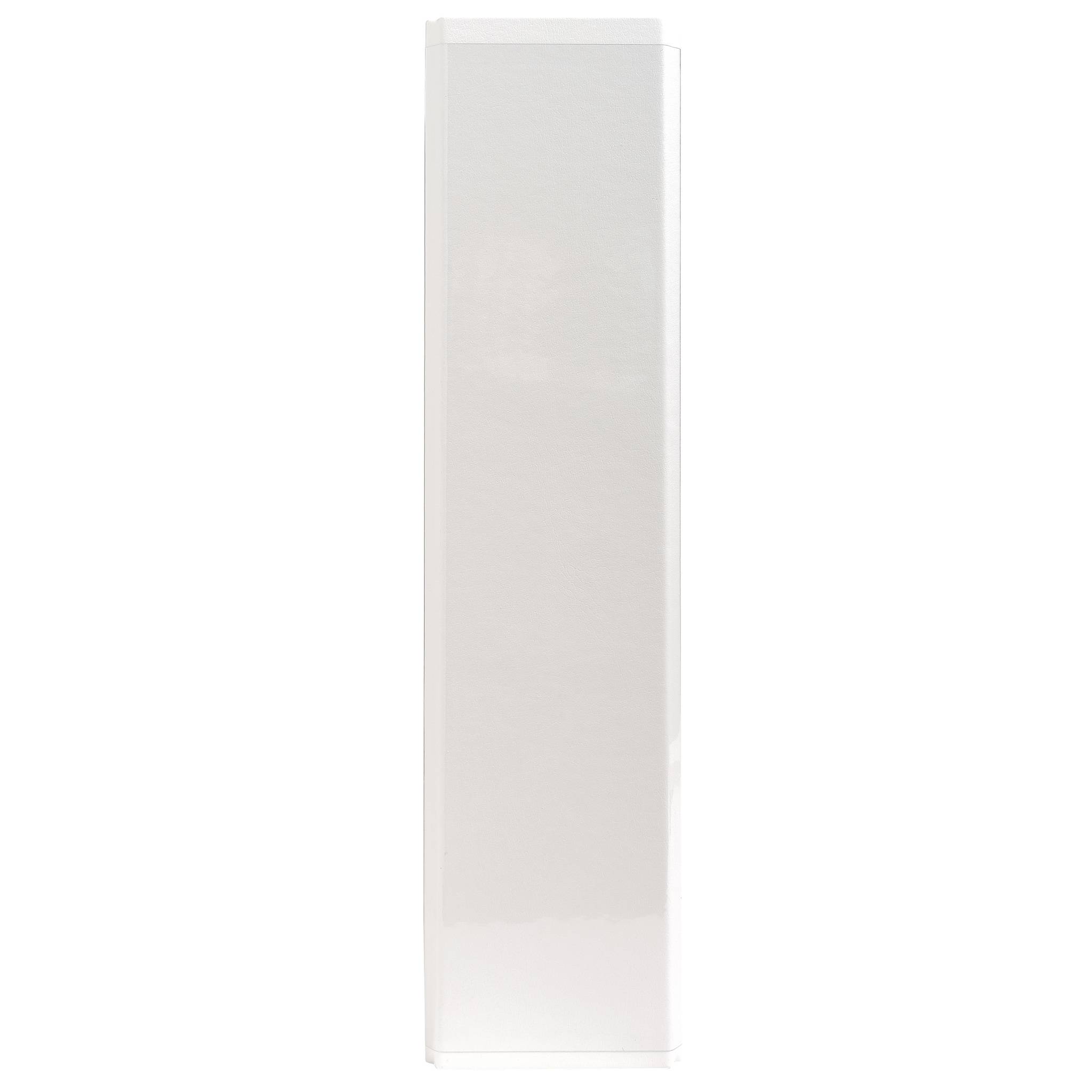 Exacompta 10x Ordner, Rücken 80mm, 2 Außenhüllen, A4, Kreacover, Weiß, 200802H