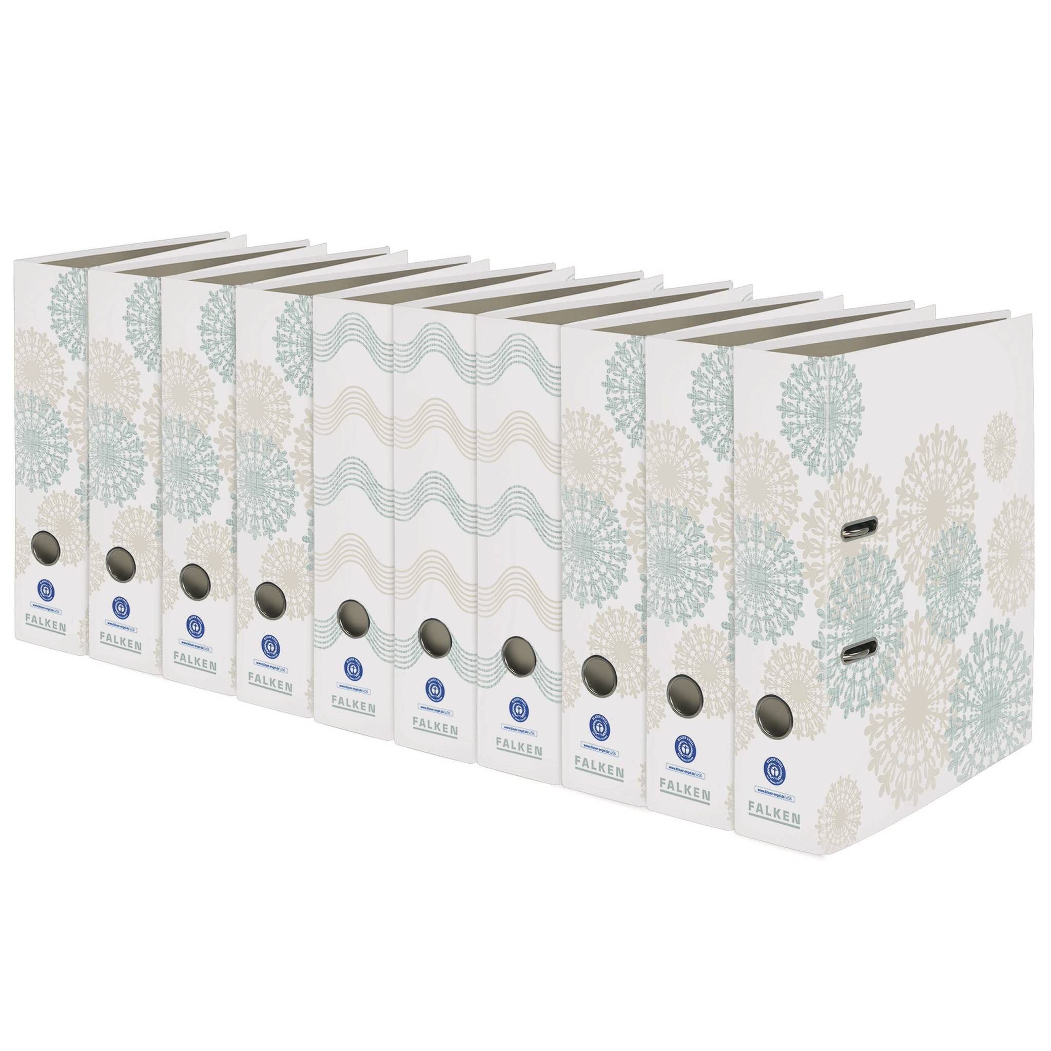 Falken 10x Motivordner PureGreen 10er sortiert Sortierte Motive 24001000F