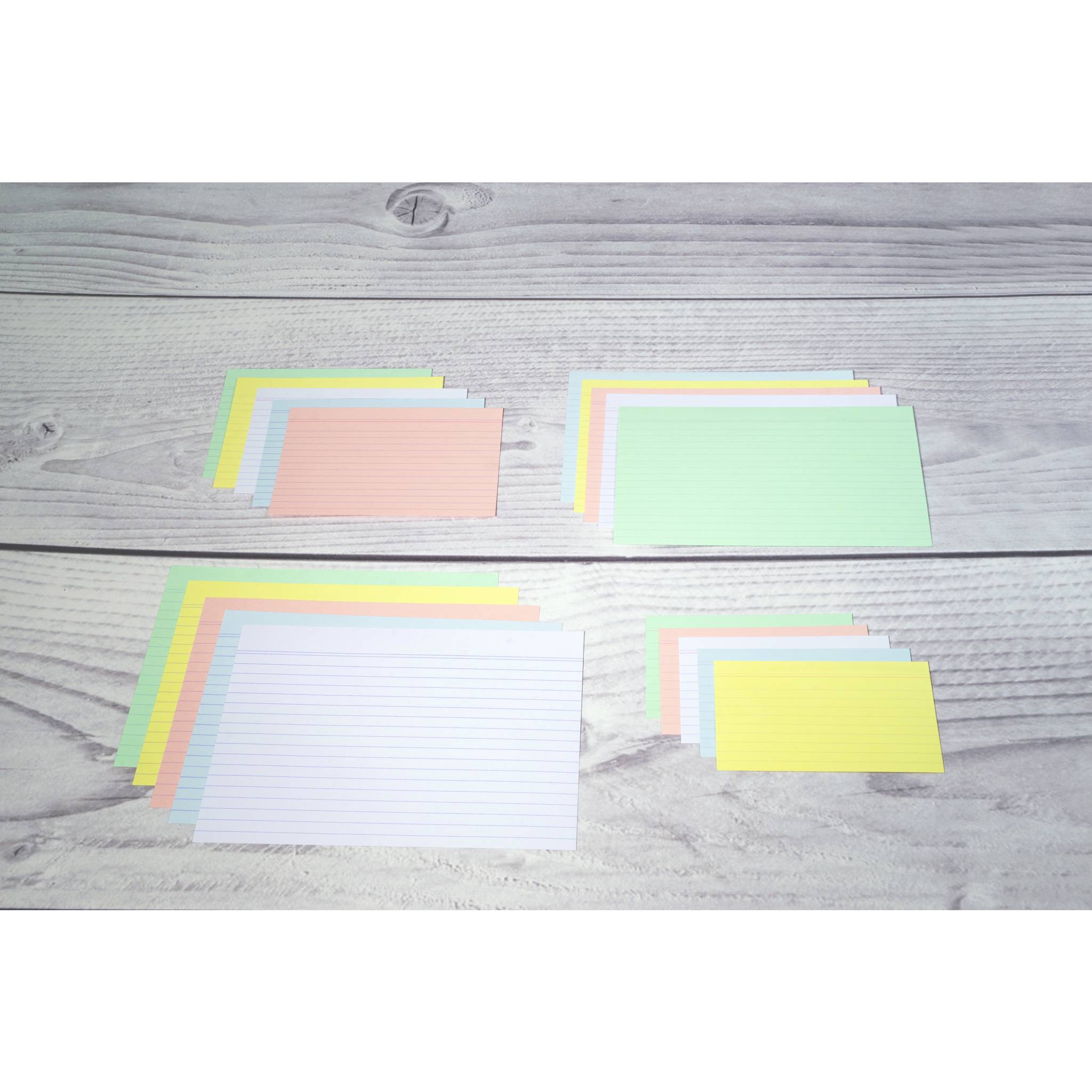 Exacompta 12x Karteikarten 125x200mm liniert 100 Stück eingeschweißt Weiß 10803X