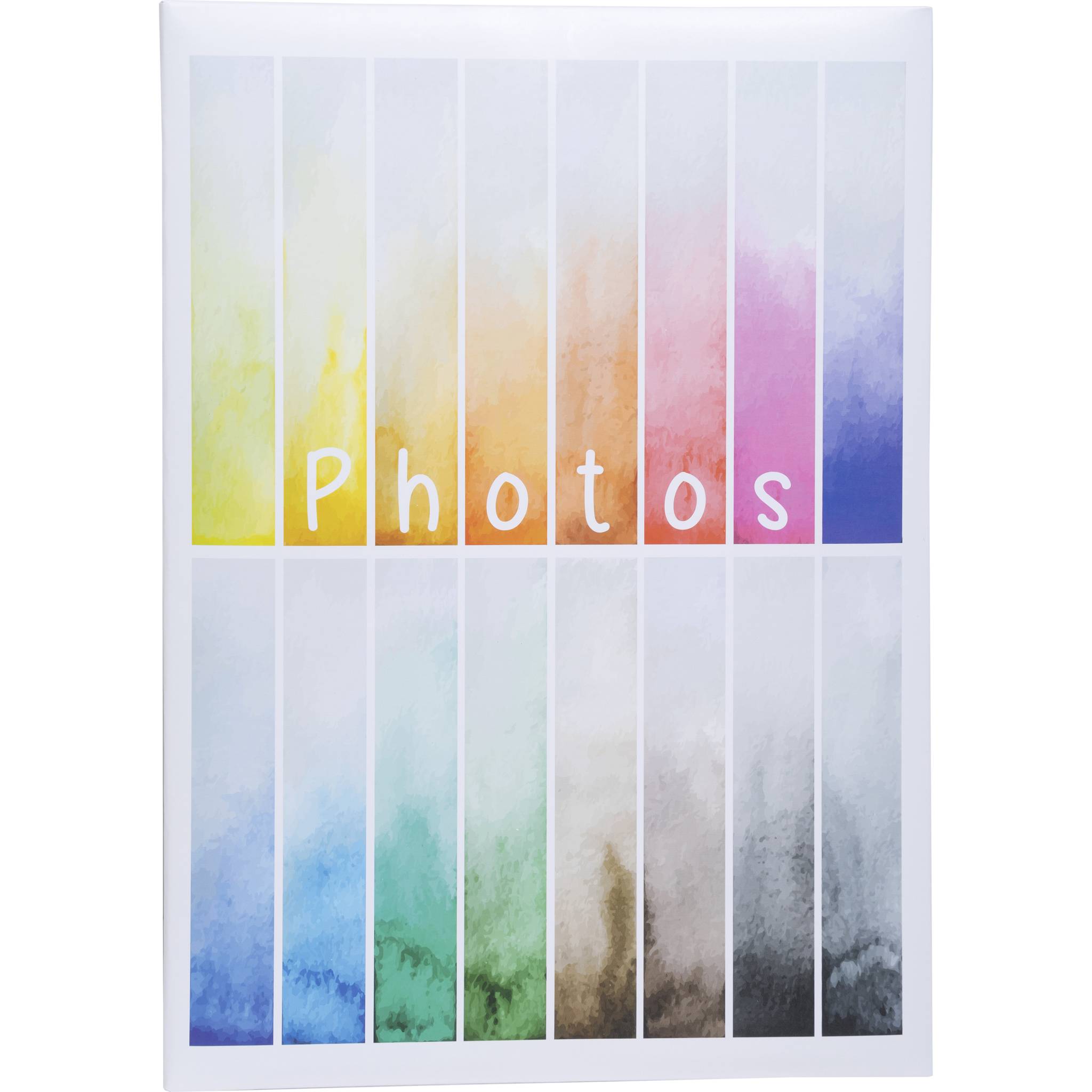 Exacompta 6x Einsteckalbum für 300 Fotos, 22,5x32,5cm, Rainbow - Weiß - 62883E