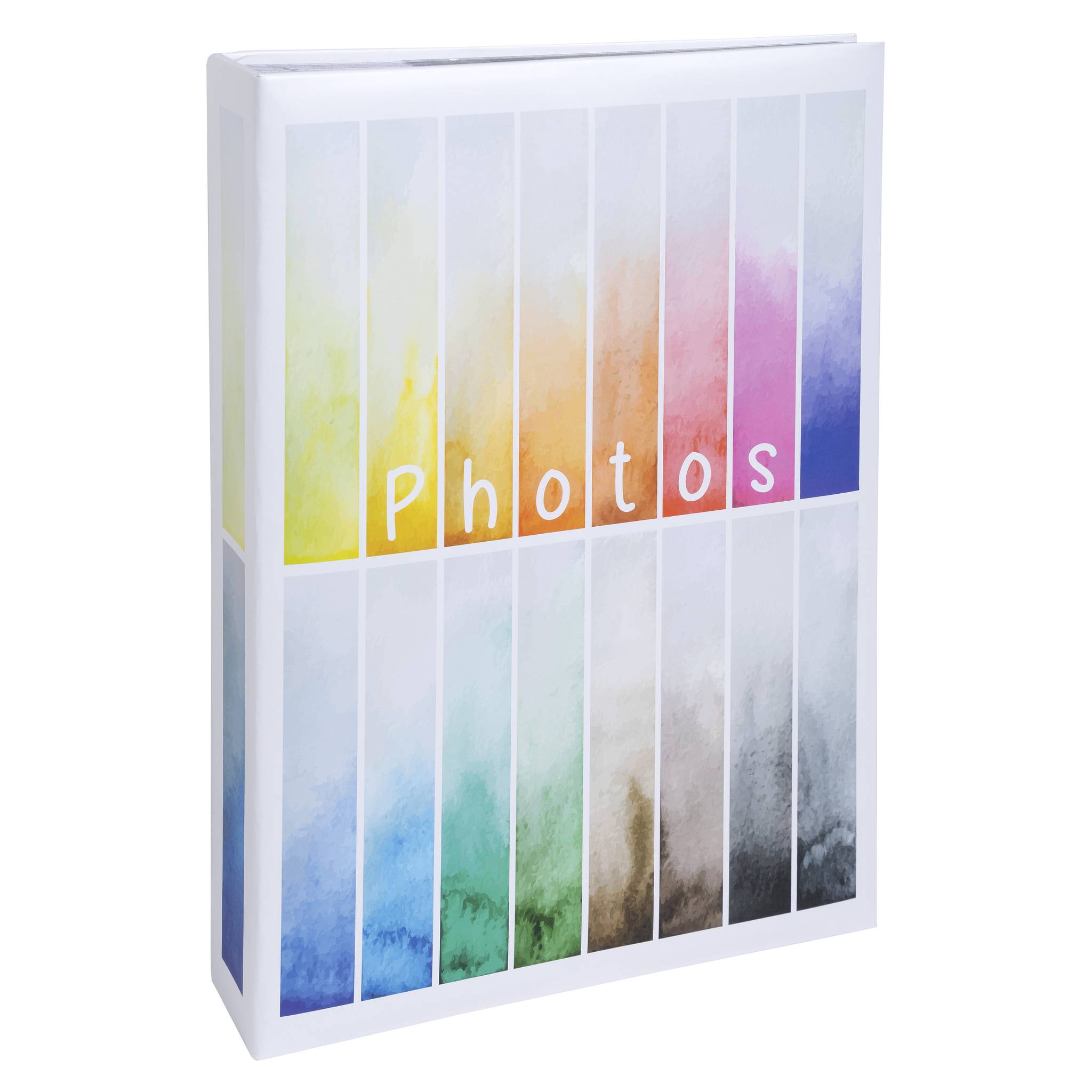Exacompta 6x Einsteckalbum für 300 Fotos, 22,5x32,5cm, Rainbow - Weiß - 62883E