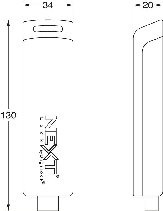 KEY Managerschlüssel NEXT für Sola, schwarz