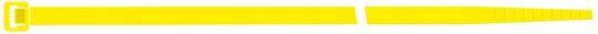 Kabelbinder Nylon gelb 200x4,5mm a 100 Stück SapiSelco