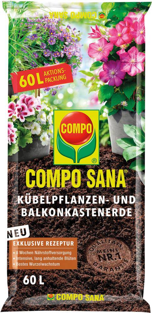 Balkon-u.Kübpfl.-erde 60LCOMPO SANA