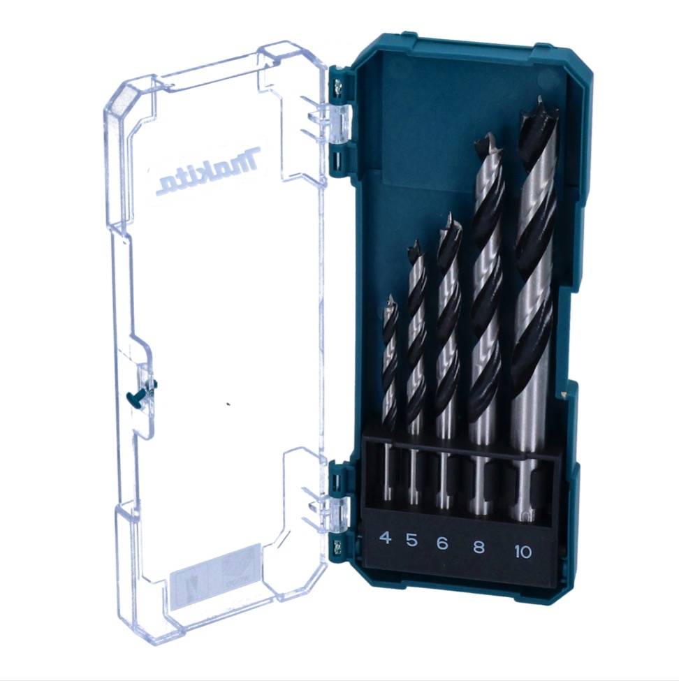 Makita Holzbohrer Set 5 tlg. ( D-72861 ) Ø 4 / 5 / 6 / 8 / 10 mm