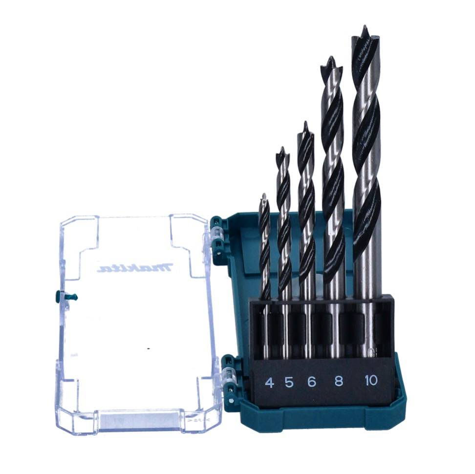 Makita Holzbohrer Set 5 tlg. ( D-72861 ) Ø 4 / 5 / 6 / 8 / 10 mm