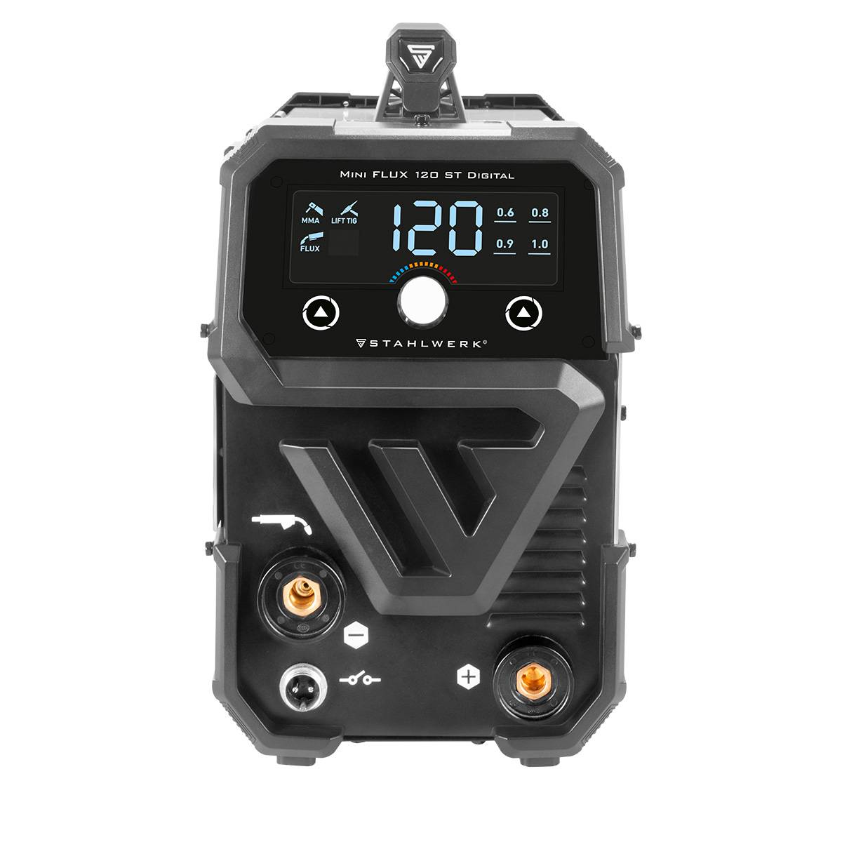 STAHLWERK Schweißgerät FLUX 120 ST Digital Fülldraht MMA/ARC LIFT TIG Funktion