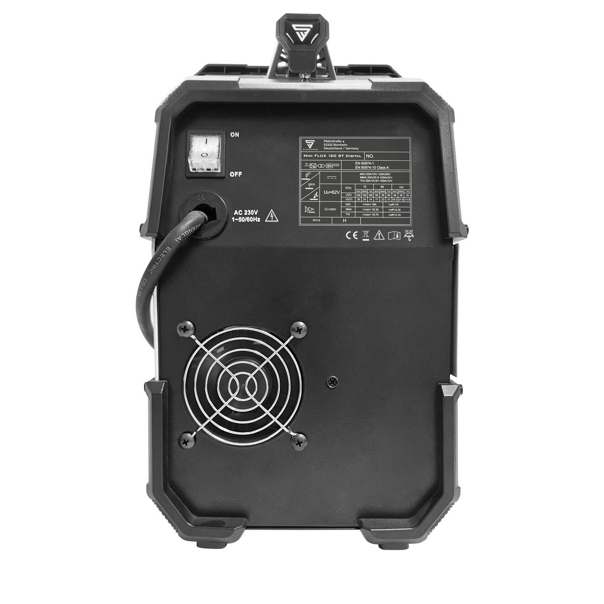 STAHLWERK Schweißgerät FLUX 120 ST Digital Fülldraht MMA/ARC LIFT TIG Funktion