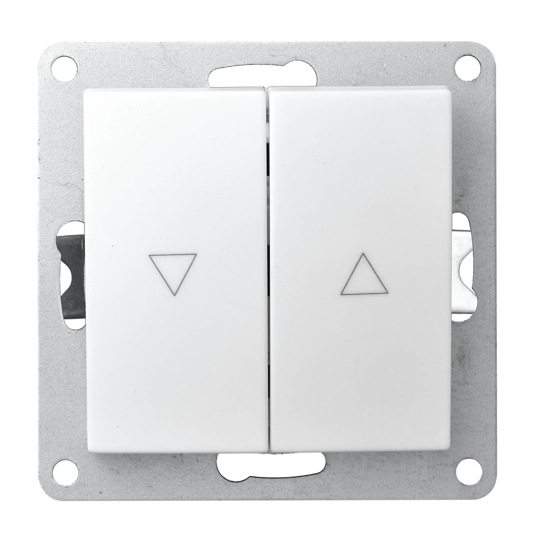 Jalousie-Taster McPower "Cup" Hoch und Runter, 250V~/10A, UP, weiß