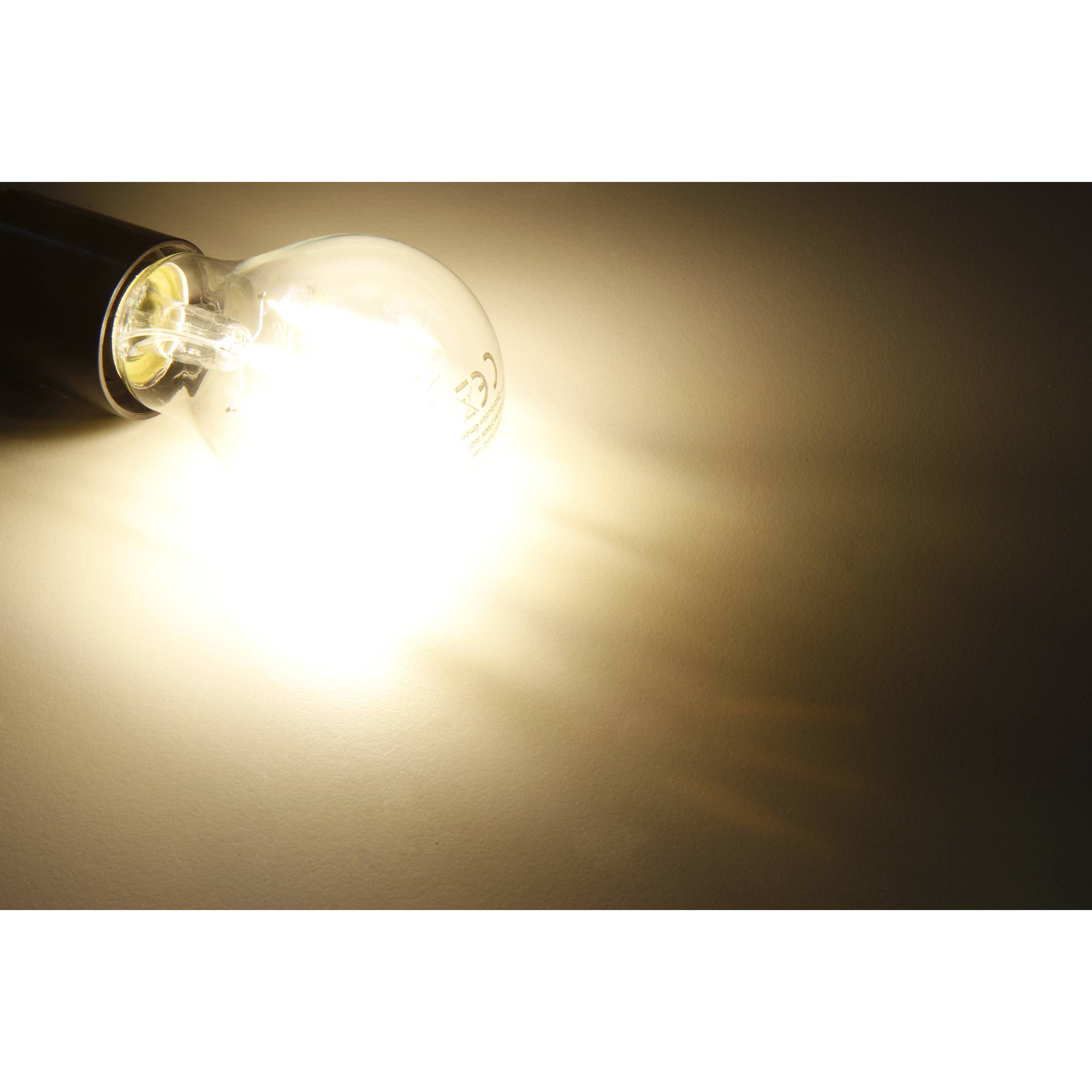 LED Filament Glühlampe McShine "Filed", E27, 2W, 260 lm, warmweiß