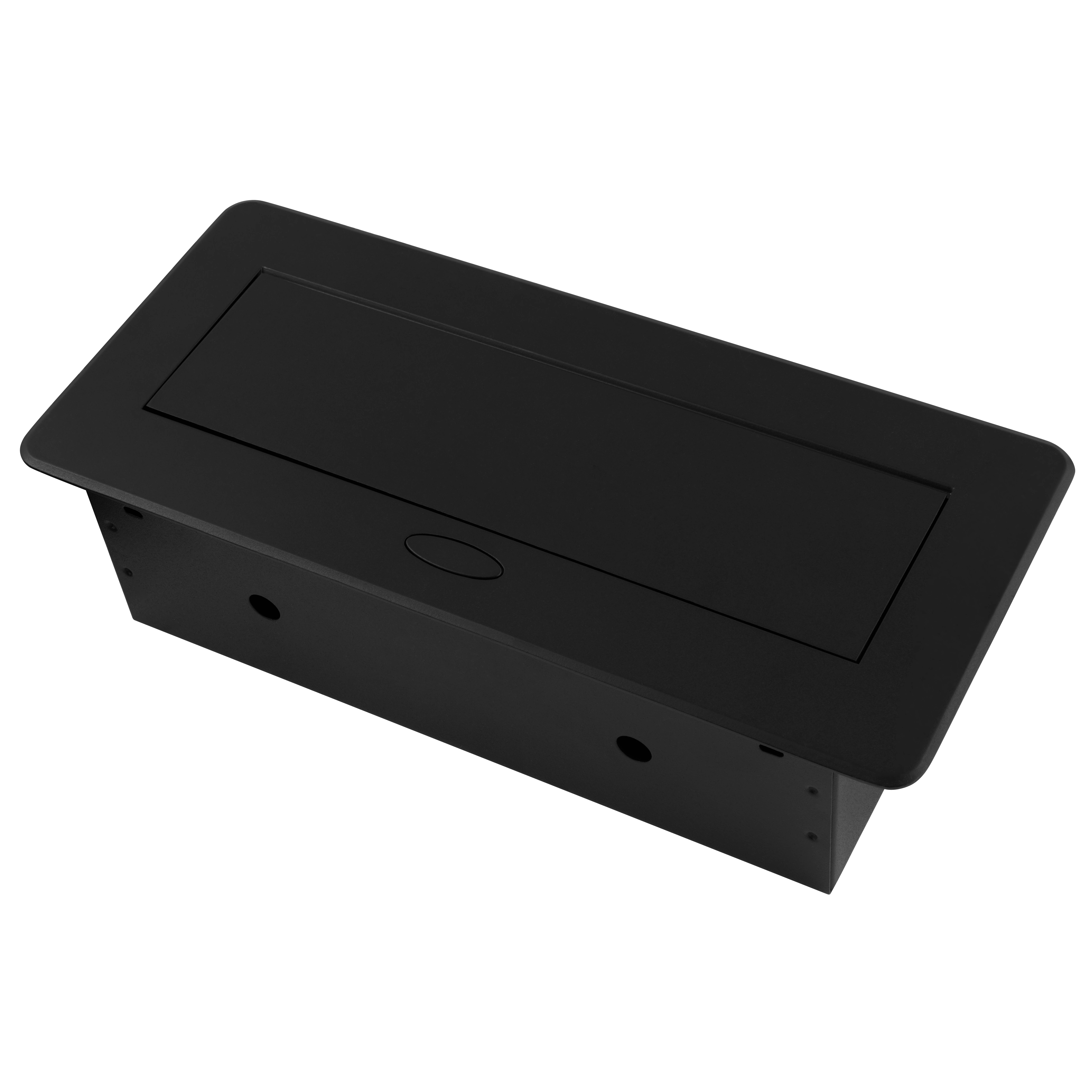 Tisch-Einbausteckdose McPower "TS-03S" 3x Steckdose, 267x120x68mm