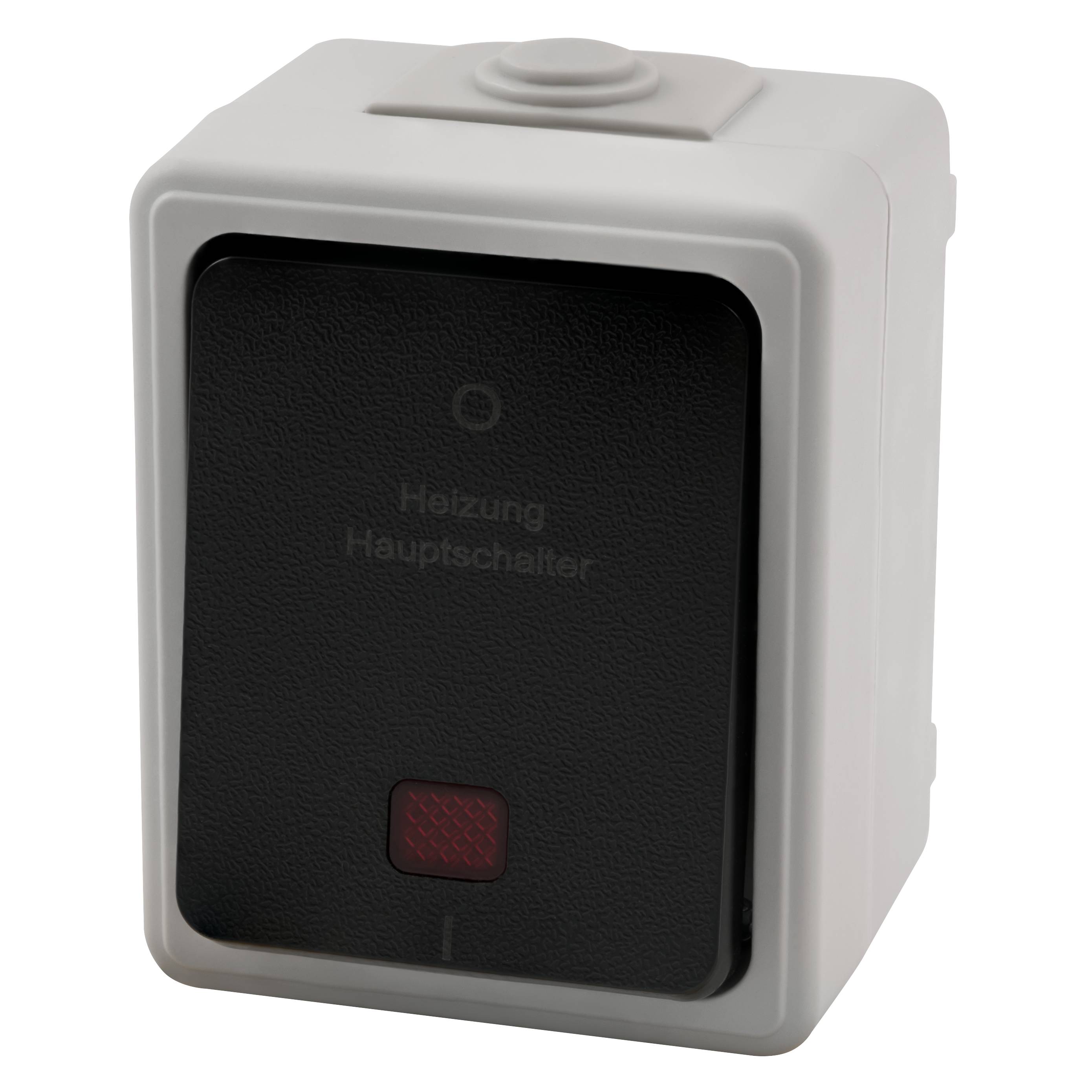 Feuchtraum Heizungs Hauptschalter McPower "Taff", 250V~/10A, IP44, AP, grau