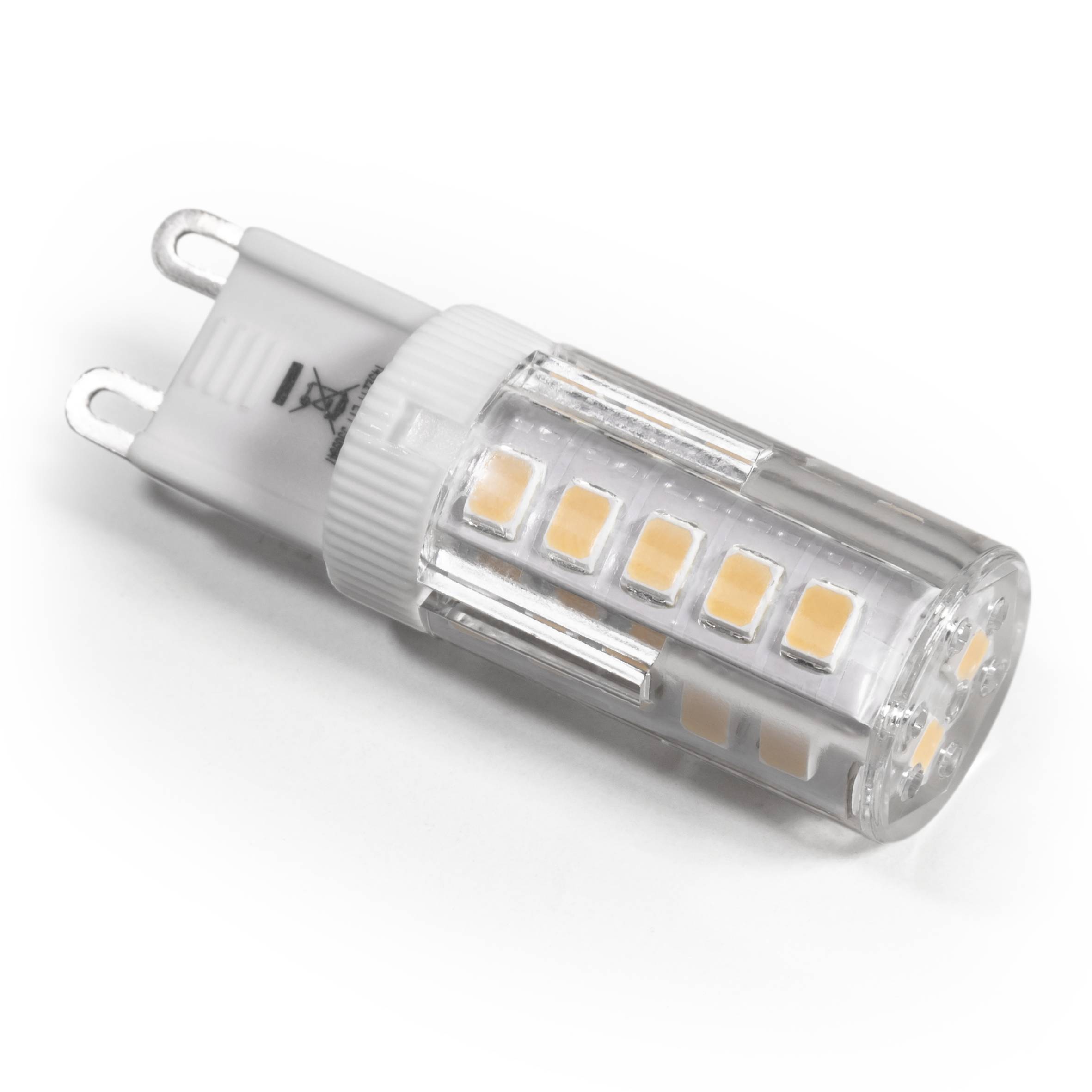 LED-Stiftsockellampe McShine, G9, 3.5W, 390lm, 3000K, warmweiß