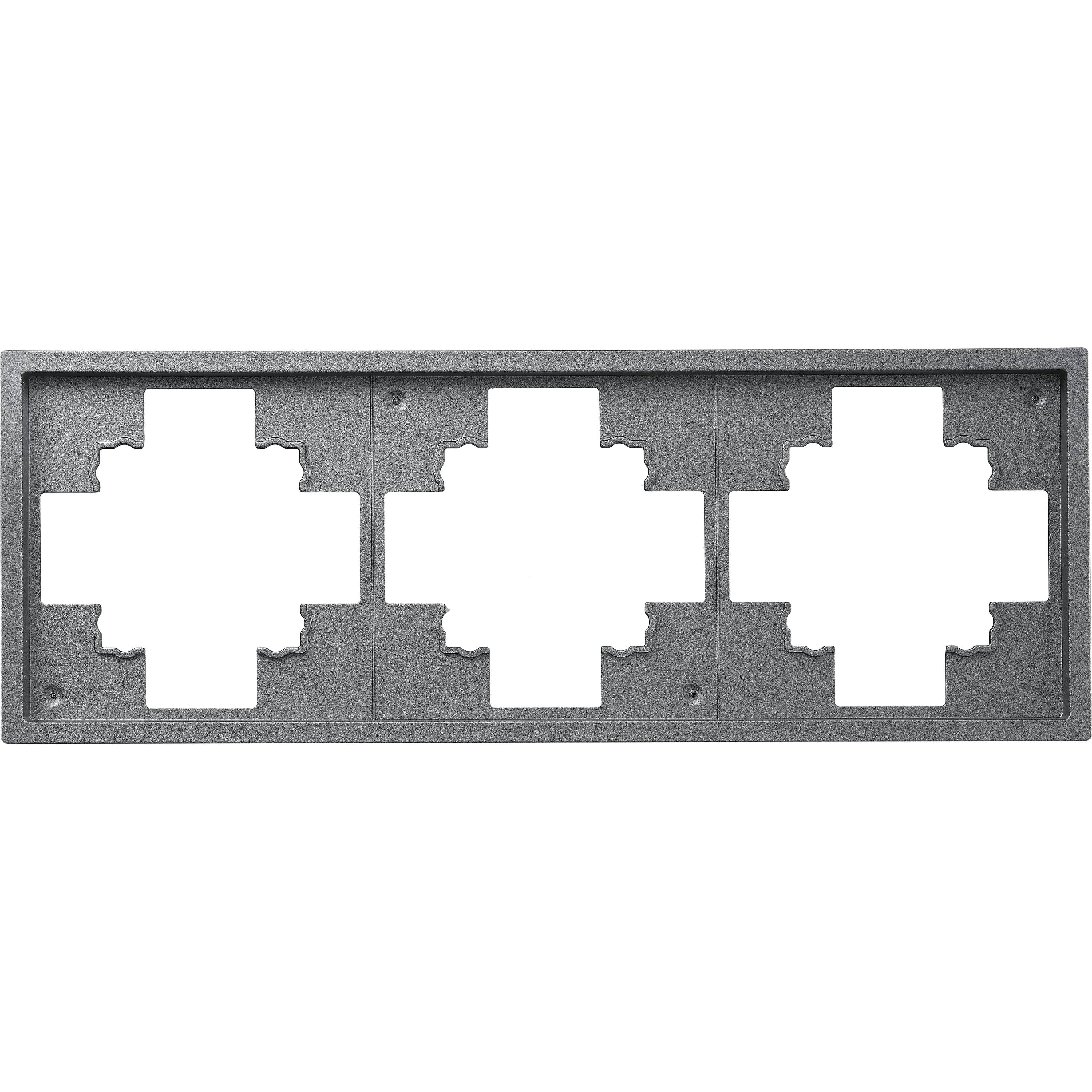 Rahmen McPower "Shallow" 3-fach, anthrazit