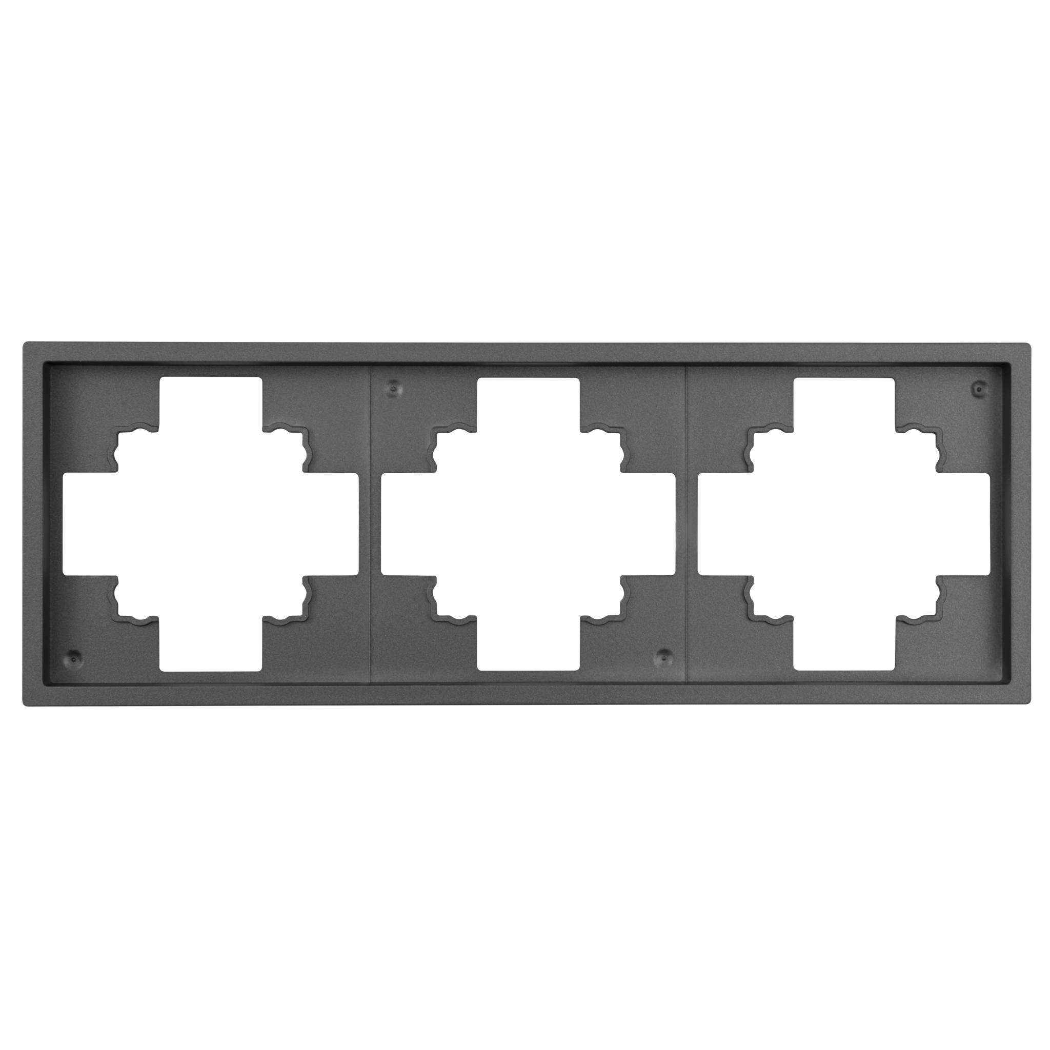 Rahmen McPower "Shallow" 3-fach, anthrazit