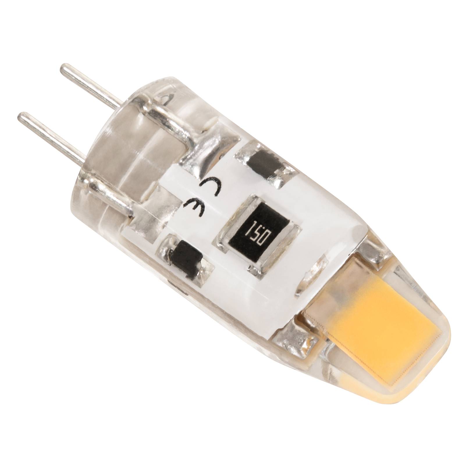 LED-Stiftsockellampe McShine "Silicia COB", G4, 1W, 110 lm, warmweiß