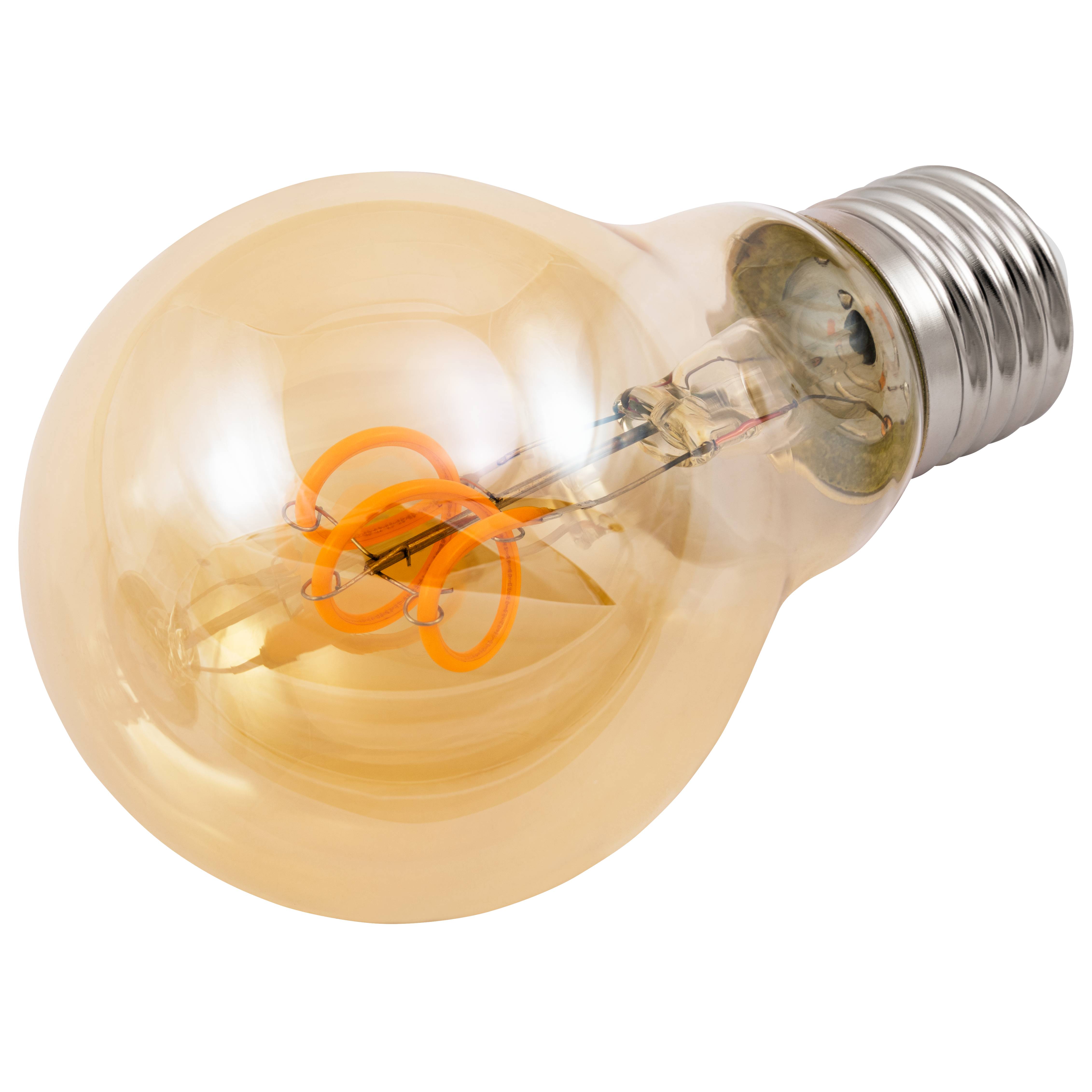LED Filament Glühlampe McShine "Retro" E27, 2W, 160lm, warmweiß, goldenes Glas