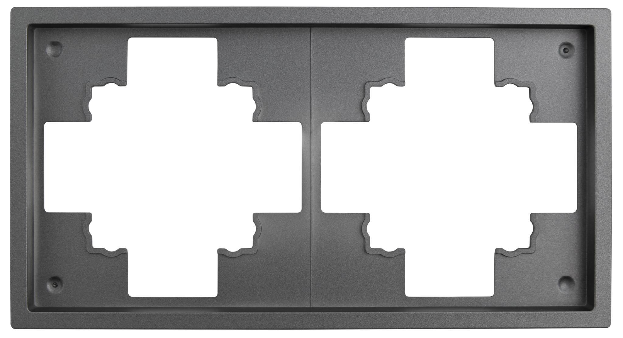 Rahmen McPower "Shallow" 2-fach, anthrazit