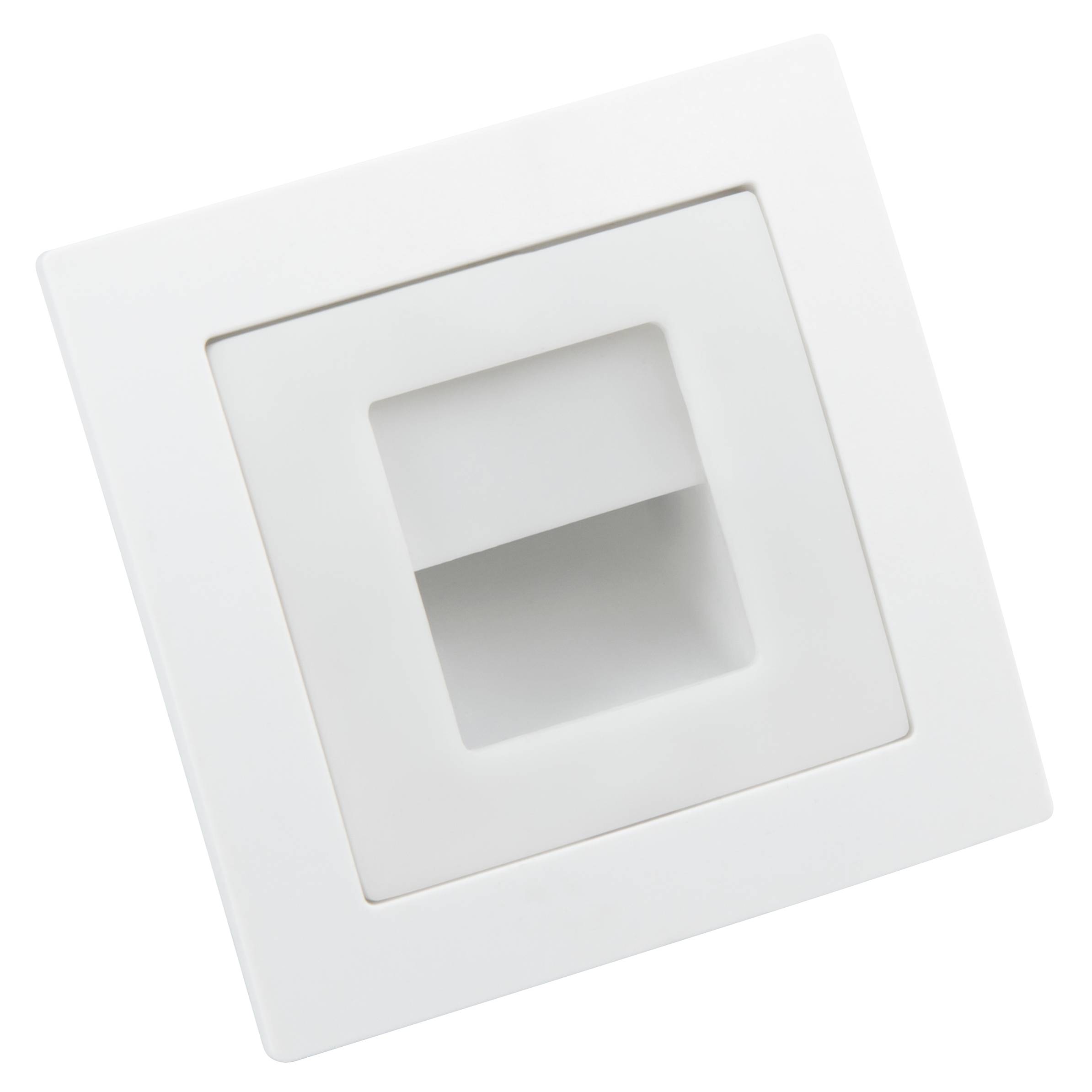 LED-Einbauleuchte McPower "Flair" 80x80mm, 3000K, warmweiß, 86lm