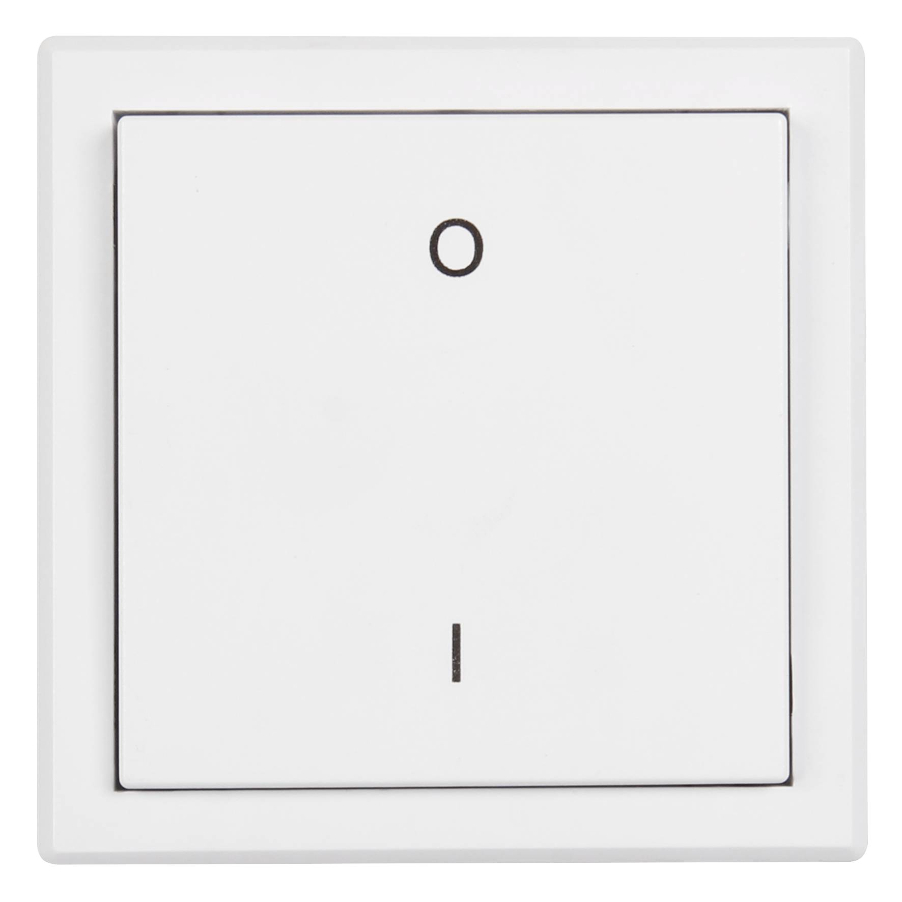 McPower Comfort 1-Kanal Funk-Wandtaster, Aufputz, max. 70m