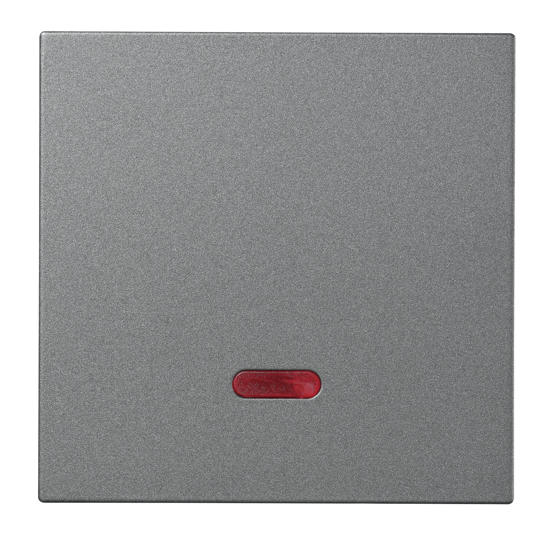 Schalter McPower "Shallow" 250V~/10A, UP, Orientierungsleuchte, Steckanschluss, anthrazit