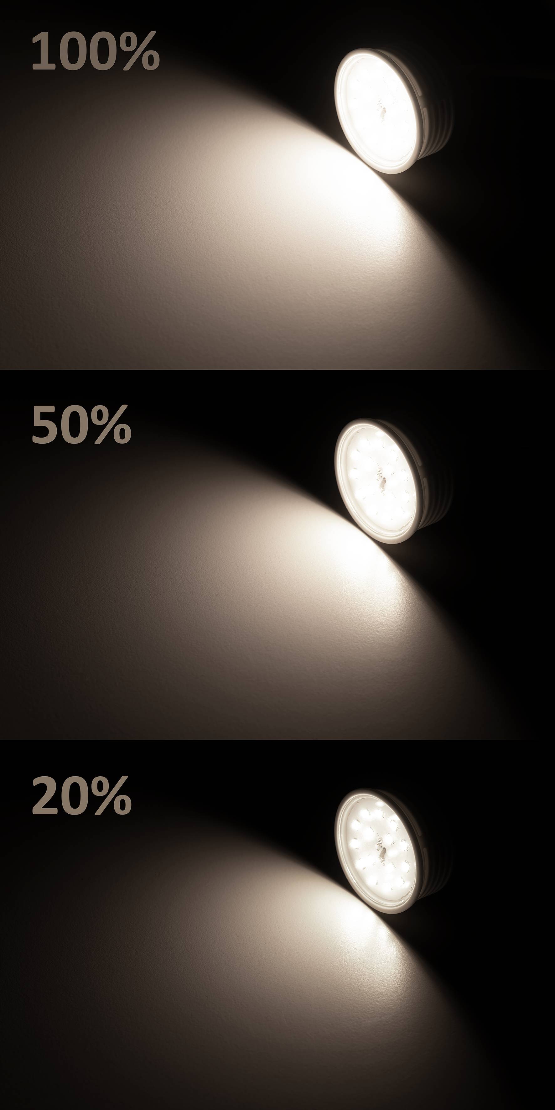 LED-Modul McShine, 5W, 400 Lumen, 230V, 50x23mm, neutralweiß, 4000K, step-dimmbar